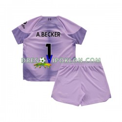 Liverpool Golmanski Alisson Becker 1 Dres Domaći 2022-2023 Kratkih Rukava ,Dječji Komplet