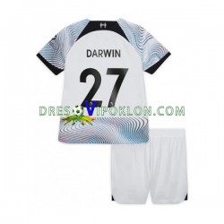 Liverpool Darwin Nunez 27 Dres Gostujući 2022-2023 Kratkih Rukava ,Dječji Komplet
