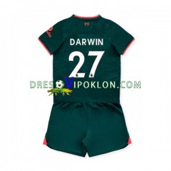 Liverpool Darwin Nunez 27 Dres Treći 2022-2023 Kratkih Rukava ,Dječji Komplet
