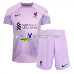 Liverpool Golmanski Dres Domaći 2022-2023 Kratkih Rukava ,Dječji Komplet