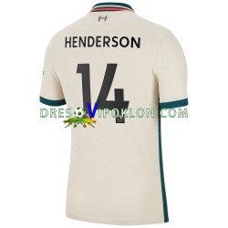 Liverpool Henderson 14 Dres Gostujući 2021-2022 Kratkih Rukava ,Muški