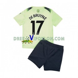 Manchester City De Bruyne 17 Dres Treći 2022-2023 Kratkih Rukava ,Dječji Komplet
