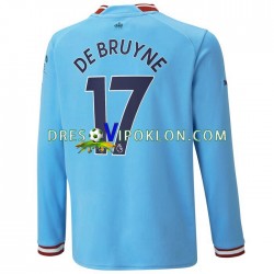 Manchester City De Bruyne 17 Dres Domaći 2022-2023 Dugim Rukavima ,Muški
