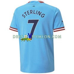 Manchester City Sterling 7 Dres Domaći 2022-2023 Kratkih Rukava ,Muški