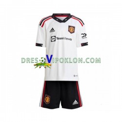 Manchester United Dres Gostujući 2022-2023 Kratkih Rukava ,Dječji Komplet