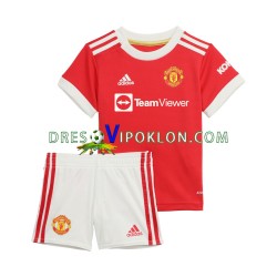 Manchester United Dres Domaći 2021-2022 Kratkih Rukava ,Dječji Komplet