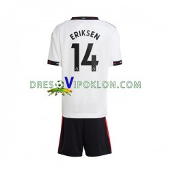 Manchester United Christian Eriksen 14 Dres Gostujući 2022-2023 Kratkih Rukava ,Dječji Komplet