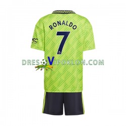 Manchester United Cristiano Ronaldo 7 Dres Treći 2022-2023 Kratkih Rukava ,Dječji Komplet