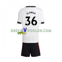 Manchester United Elanga 36 Dres Gostujući 2022-2023 Kratkih Rukava ,Dječji Komplet