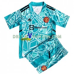 Manchester United Golmanski Dres Treći 2022-2023 Kratkih Rukava ,Dječji Komplet