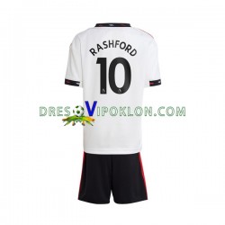 Manchester United Rashford 10 Dres Gostujući 2022-2023 Kratkih Rukava ,Dječji Komplet