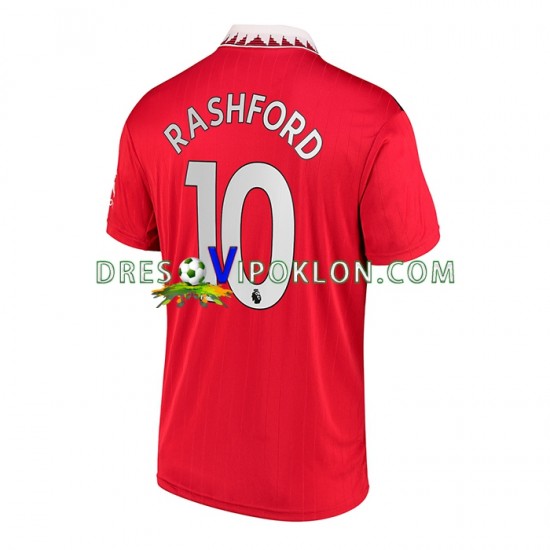 Manchester United Rashford 10 Dres Domaći 2022-2023 Kratkih Rukava ,Muški