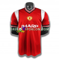 Manchester United 1985 Retro Dres Domaći Kratkih Rukava ,Muški