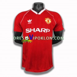 Manchester United 1988 Retro Dres Domaći Kratkih Rukava ,Muški