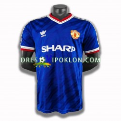 Manchester United 1986 Retro Dres Treći Kratkih Rukava ,Muški