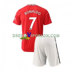 Manchester United Ronaldo 7 Dres Domaći 2022-2023 Kratkih Rukava ,Dječji Komplet