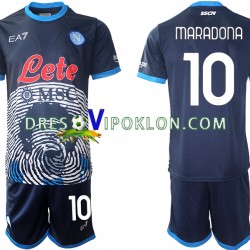 Napoli Diego Maradona 10 Special 2 Dres Domaći 2021-2022 Kratkih Rukava ,Dječji Komplet
