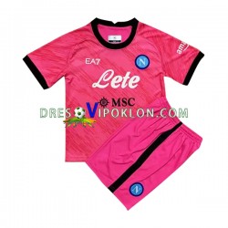 Napoli Golmanski Dres Domaći 2022-2023 Kratkih Rukava ,Dječji Komplet