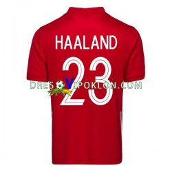 Norveška Erling Haaland 23 2020-2021 Dres Domaći Kratkih Rukava ,Muški