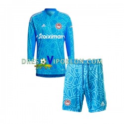 Olympiacos Golmanski Dres Domaći 2022-2023 Dugim Rukavima ,Dječji Komplet
