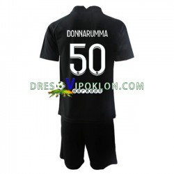 Paris Saint-Germain Golmanski Gianluigi Donnarumma 50 Dres Gostujući 2021-2022 Kratkih Rukava ,Dječji Komplet