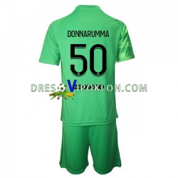 Paris Saint-Germain Golmanski Gianluigi Donnarumma 50 Dres Treći 2021-2022 Kratkih Rukava ,Dječji Komplet