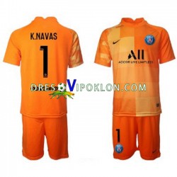 Paris Saint-Germain Golmanski Keylor Navas 1 Dres Domaći 2021-2022 Kratkih Rukava ,Dječji Komplet