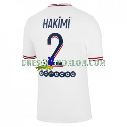 Paris Saint-Germain Hakimi 2 Dres Četvrti 2021-2022 Kratkih Rukava ,Muški