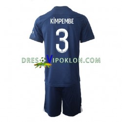 Paris Saint-Germain Kimpembe 3 Dres Domaći 2022-2023 Kratkih Rukava ,Dječji Komplet