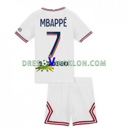 Paris Saint-Germain Mbappé Kylian 7 Dres Četvrti 2021-2022 Kratkih Rukava ,Dječji Komplet