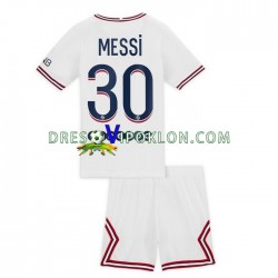 Paris Saint-Germain Lionel Messi 30 Dres Četvrti 2021-2022 Kratkih Rukava ,Dječji Komplet