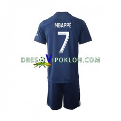 Paris Saint-Germain Mbappé 7 Dres Domaći 2022-2023 Kratkih Rukava ,Dječji Komplet