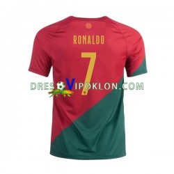 Portugal Ronaldo 7 Dres Domaći World Cup 2022 Kratkih Rukava ,Muški