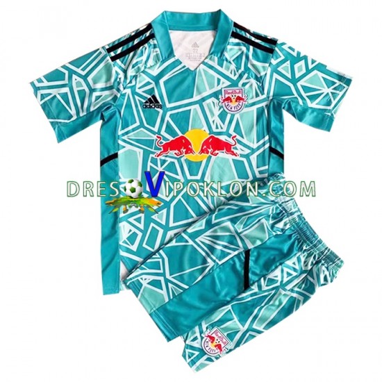 RB Leipzig Golmanski Dres Domaći 2022-2023 Kratkih Rukava ,Dječji Komplet