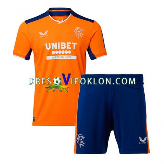 Rangers Dres Treći 2022-2023 Kratkih Rukava ,Dječji Komplet