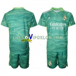 Real Madrid Golmanski Dres Treći 2021-2022 Kratkih Rukava ,Dječji Komplet