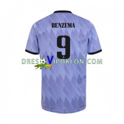 Real Madrid Karim Benzema 9 Dres Gostujući 2022-2023 Kratkih Rukava ,Muški