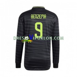 Real Madrid Karim Benzema 9 Dres Treći 2022-2023 Dugim Rukavima ,Muški
