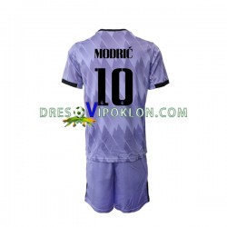 Real Madrid Modrić Luka 10 Dres Gostujući 2022-2023 Kratkih Rukava ,Dječji Komplet
