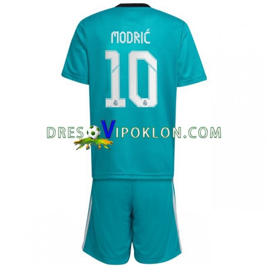 Real Madrid Modrić Luka 10 Dres Treći 2021-2022 Kratkih Rukava ,Dječji Komplet