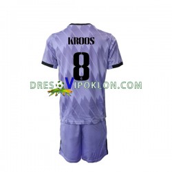 Real Madrid Toni Kroos 8 Dres Gostujući 2022-2023 Kratkih Rukava ,Dječji Komplet