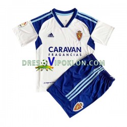 Real Zaragoza Dres Domaći 2022-2023 Kratkih Rukava ,Dječji Komplet