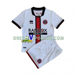Sheffield United Dres Gostujući 2022-2023 Kratkih Rukava ,Dječji Komplet