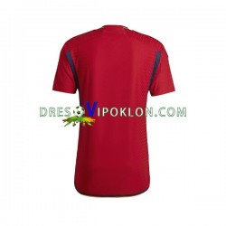 Španjolska Dres Domaći World Cup 2022 Kratkih Rukava ,Muški