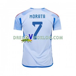 Španjolska MORATA 7 Dres Gostujući World Cup 2022 Kratkih Rukava ,Muški
