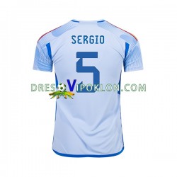 Španjolska SERGIO BUSQUETS 5 Dres Gostujući World Cup 2022 Kratkih Rukava ,Muški