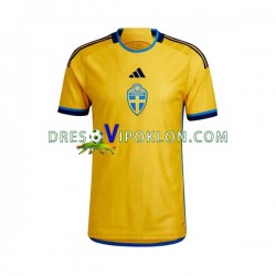 Švedska Dres Domaći 2022 Kratkih Rukava ,Muški