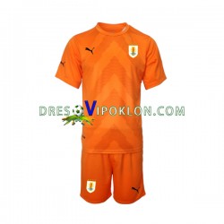 Urugvaj Golmanski Dres Gostujući World Cup 2022 Kratkih Rukava ,Dječji Komplet