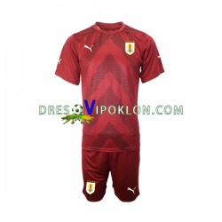 Urugvaj Golmanski Dres Domaći World Cup 2022 Kratkih Rukava ,Dječji Komplet