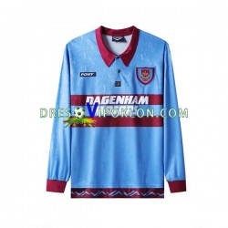 West Ham United Retro Dres Domaći 1995-1996 Dugim Rukavima ,Muški